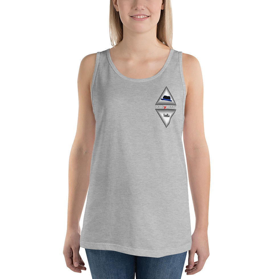 Thumbnail: Unisex Tank Top with DADyJones Vodka Small Diamond Logo