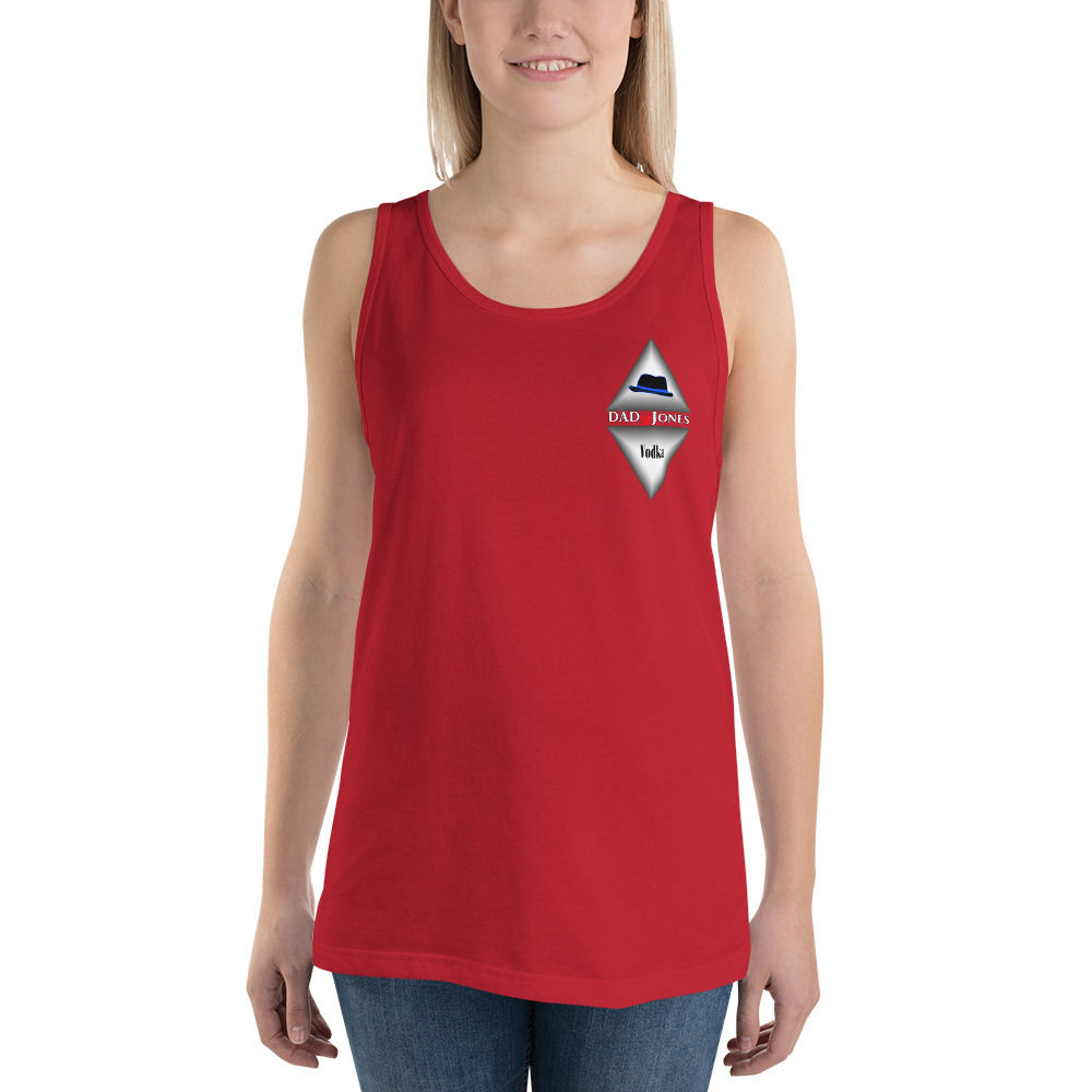 Unisex Tank Top with DADyJones Vodka Small Diamond Logo