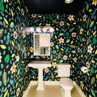 Floral - Botanical Hand painted wall