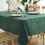 Thumbnail: 100% Cotton Table Cloth Solid Color Simplicity Wash Cotton Table Cover Restauran