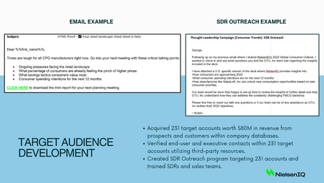 Target Audience Development