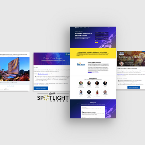 Duetto - $8M in 7 Months - Demand Generation & Event Campaigns
