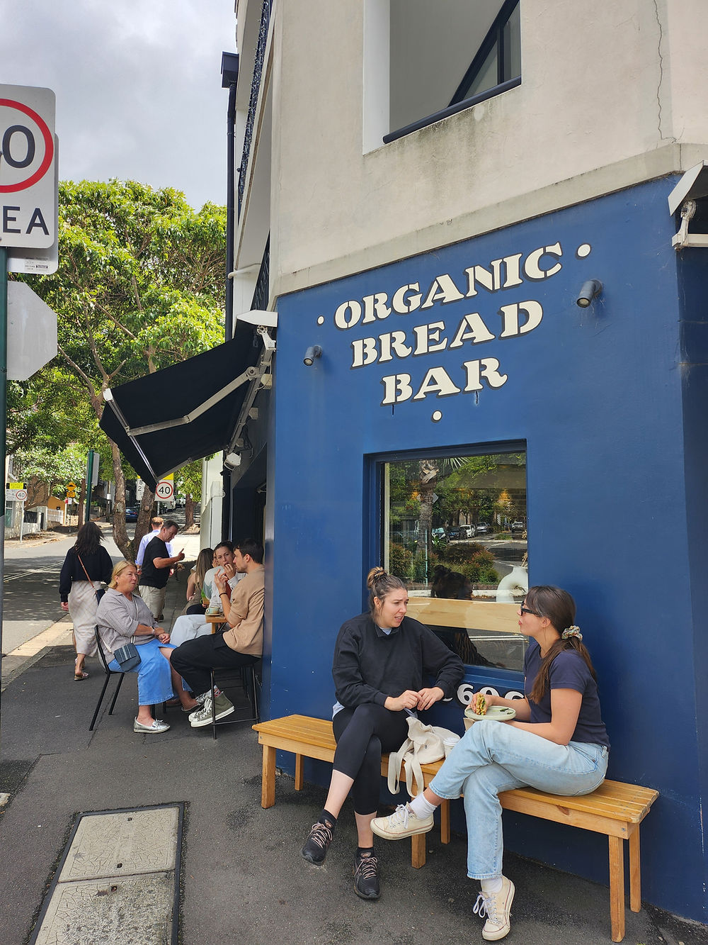 Exterior of Organic Bread Bar Darlinghurst