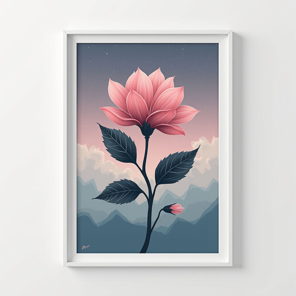 Nocturnal Bloom Print