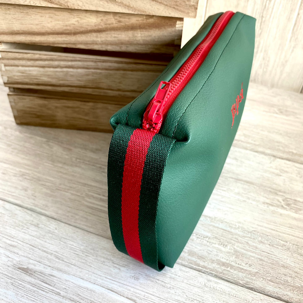 Miniatura: Vista frontal neceser hombre personalizado iniciales