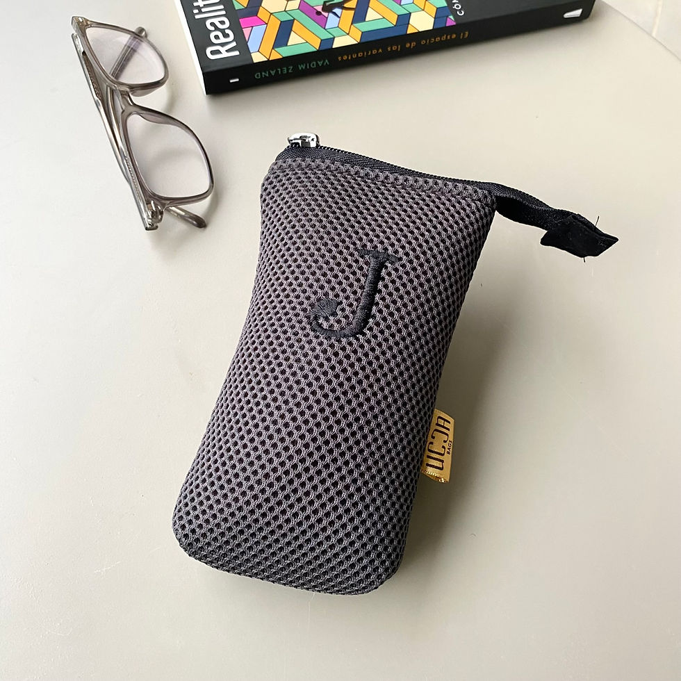 Miniatura: Funda para 2 o 3 pares de gafas. GRIS MARENGO