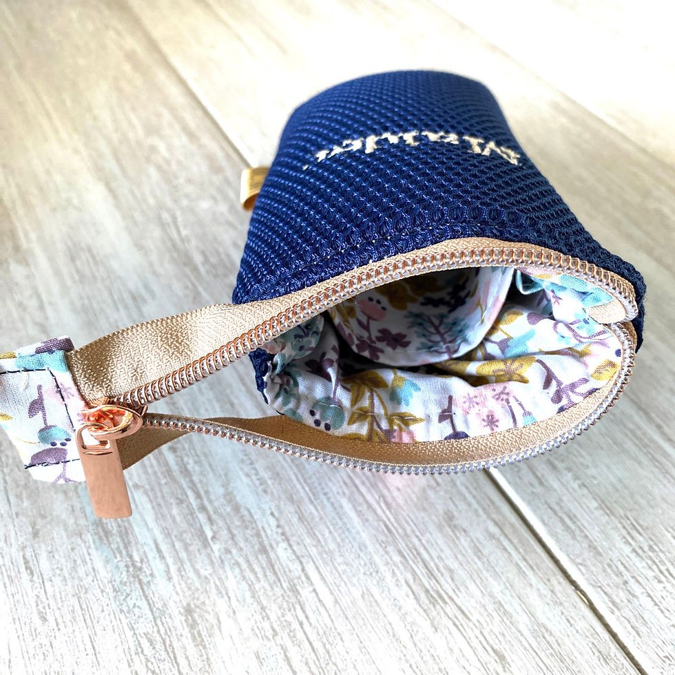 Miniatura: Funda para 2 o 3 pares de gafas.  AZUL MARINO