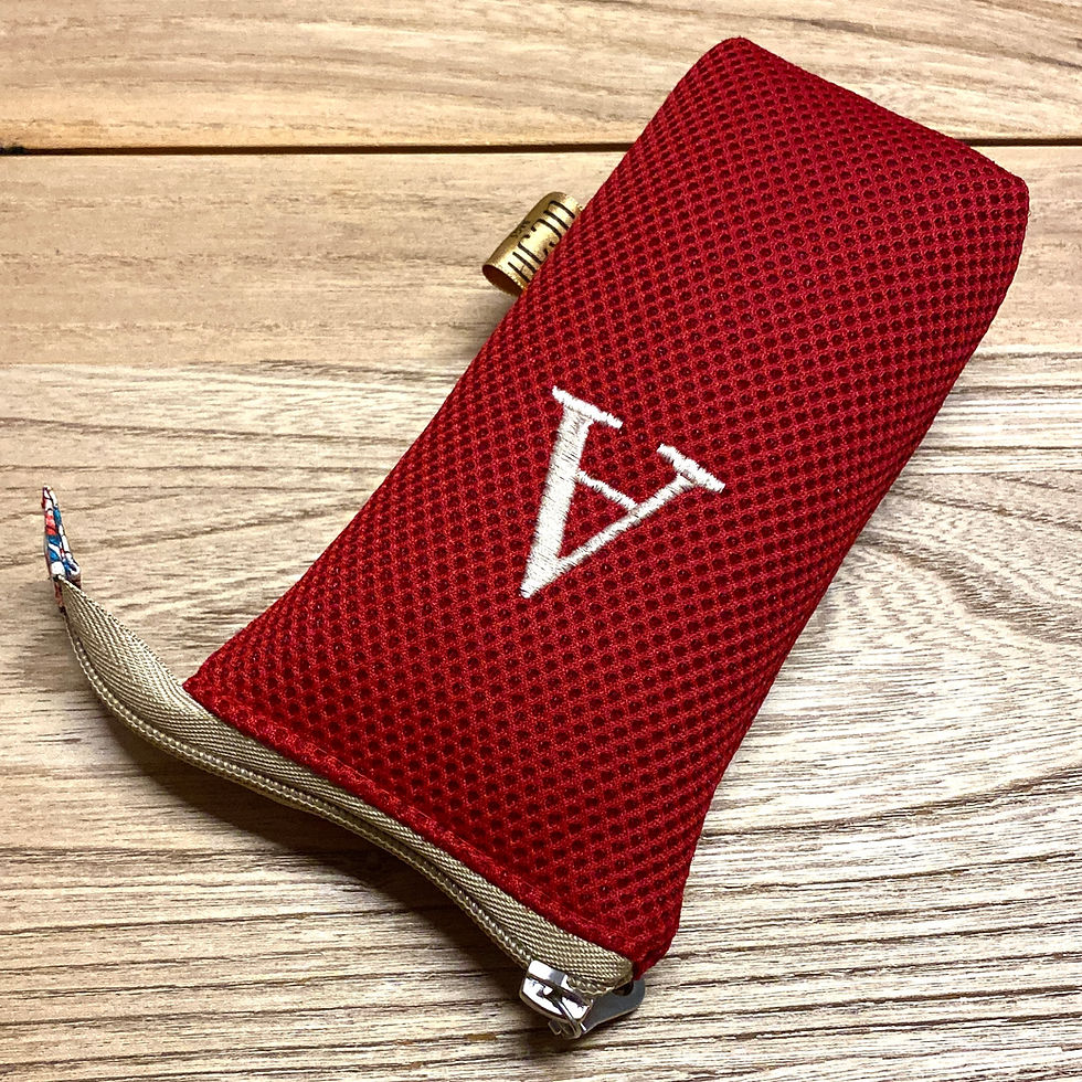 Miniatura: Funda para 2 o 3 pares de gafas. ROJO