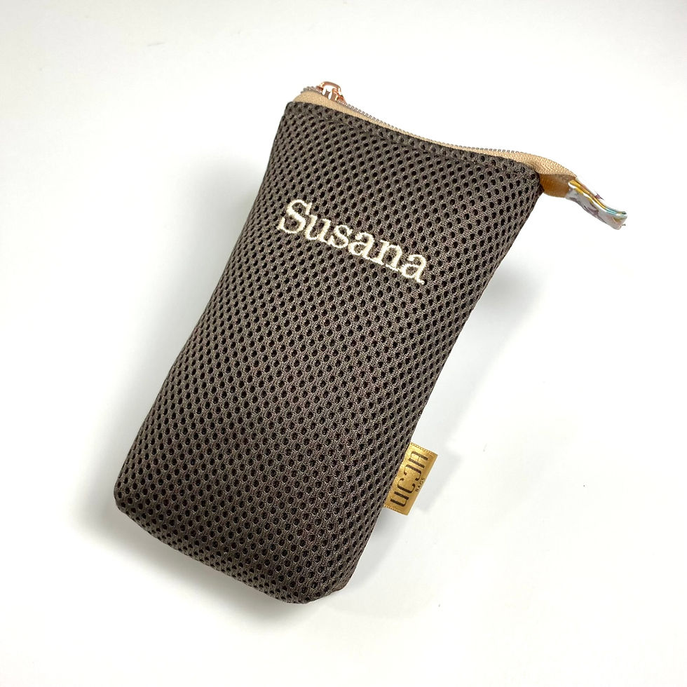 Miniatura: Funda para 2 o 3 pares de gafas. MARRÓN