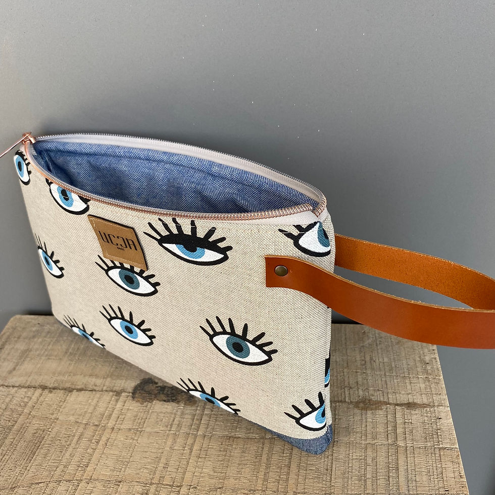 Miniatura: Bolso de mano Ojitos azules