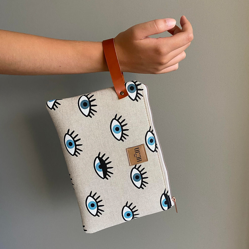 Miniatura: Bolso de mano Ojitos azules