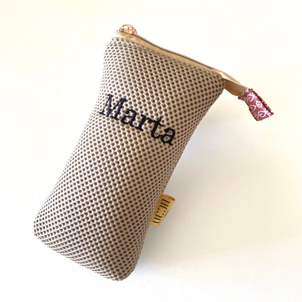 Miniatura: Funda para 2 o 3 pares de gafas. BEIGE