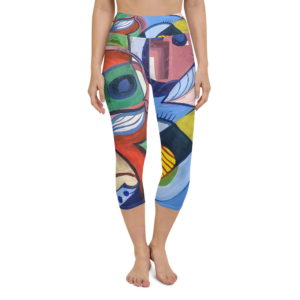 Thumbnail: Blue Jay 3 Yoga Capri Leggings