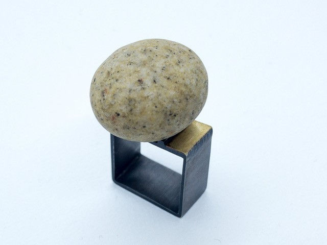 Landforms Stone Ring by Kay Turner