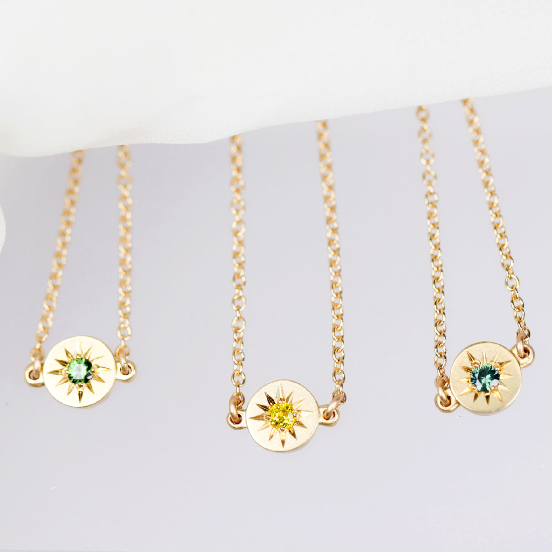 Yellow Sapphire Gold Star Bracelet