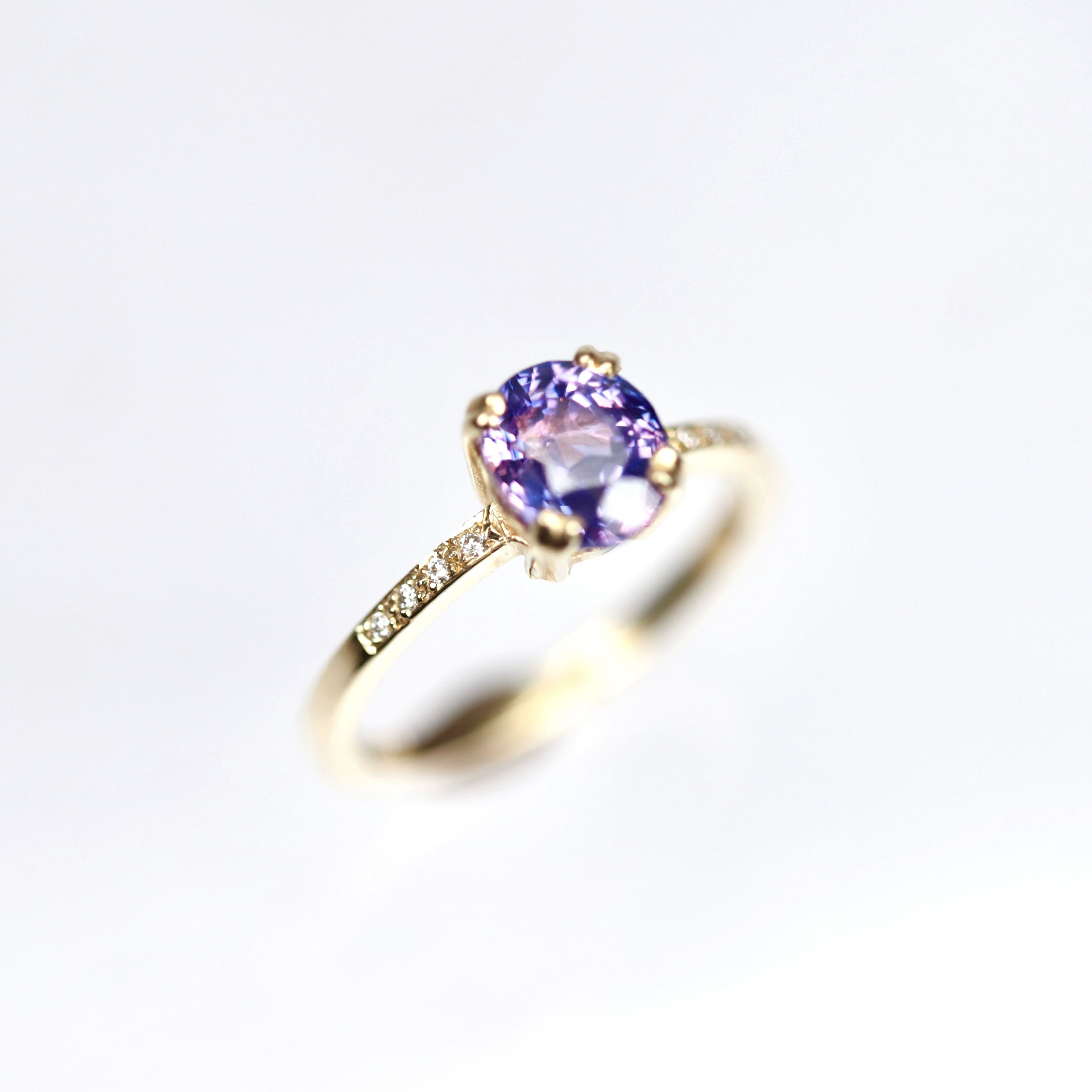 Parti Pink Sapphire Ring
