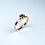 Thumbnail: Green Sapphire Rose Gold Stacker Ring