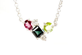 Custom Design Necklace, Whitegold, 