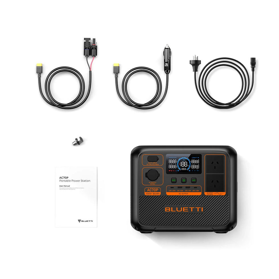 Thumbnail: BLUETTI AC70P Portable Power Station | 1000W 864Wh