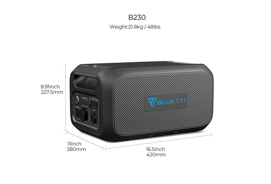 Thumbnail: BLUETTI B230 Expansion Battery | 2,048Wh