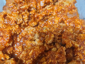 Meat (less) Hot Sauce for Rochester Style Plates