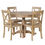 Thumbnail: Modern 5-Piece Dining Table Set
