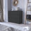 Thumbnail: Dresser Maldus, Three drawers -Black