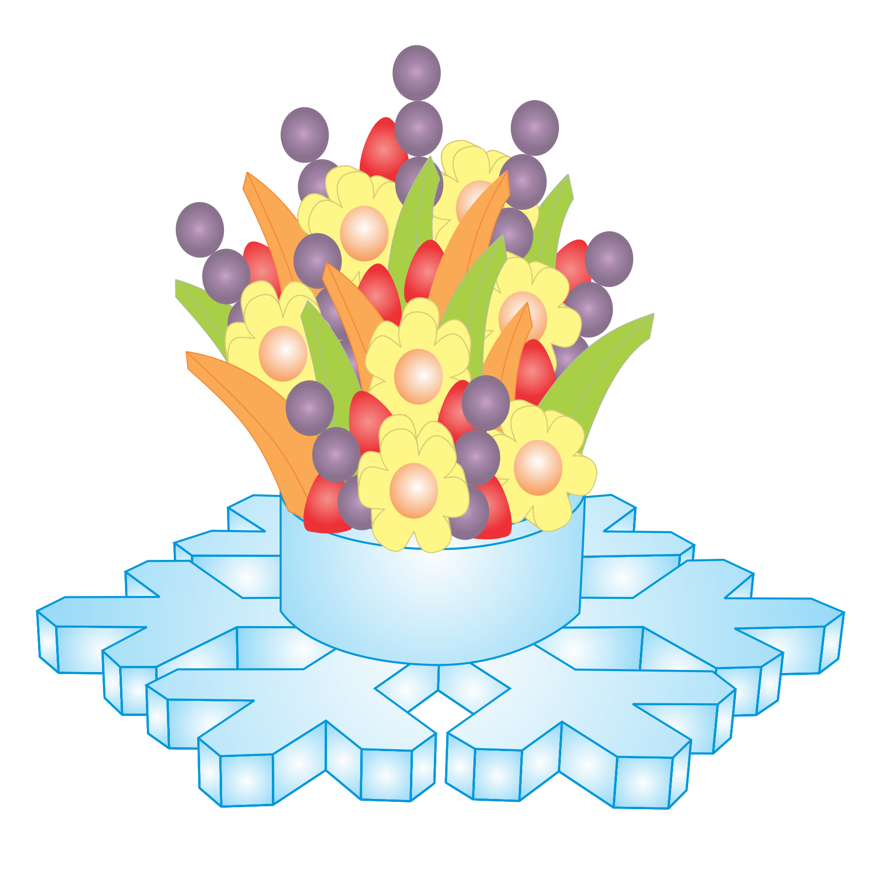 Ice and Fruits logo