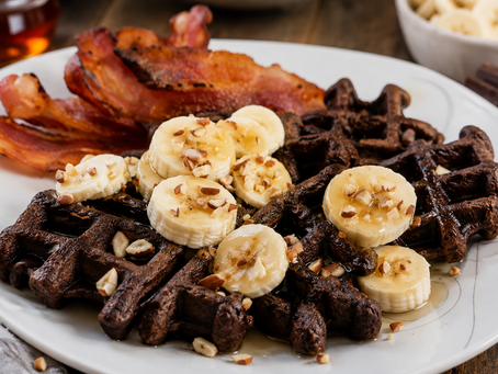 Chocolate Shakeology Protein Waffles