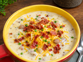 Loaded Country Sausage & Potato Soup
