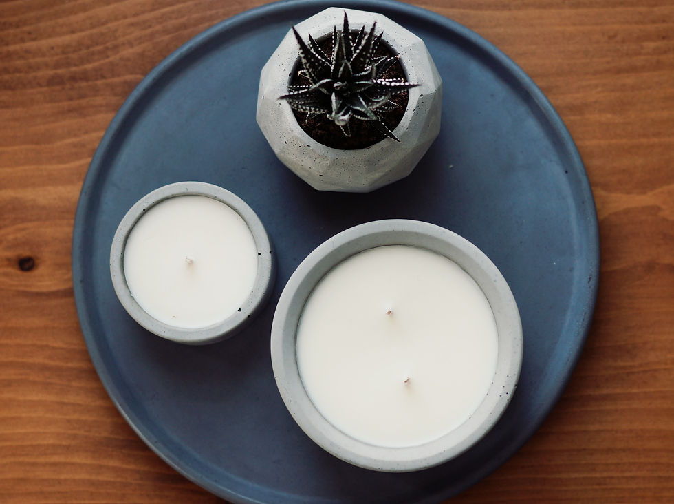 Miniature : Bougie en pot