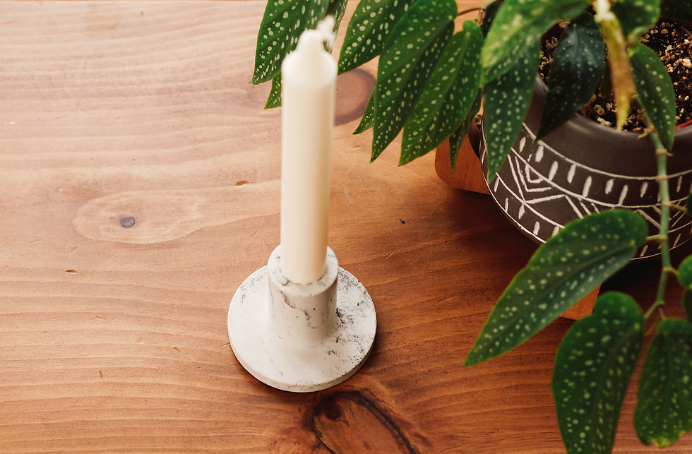 Miniature : Bougeoir rond