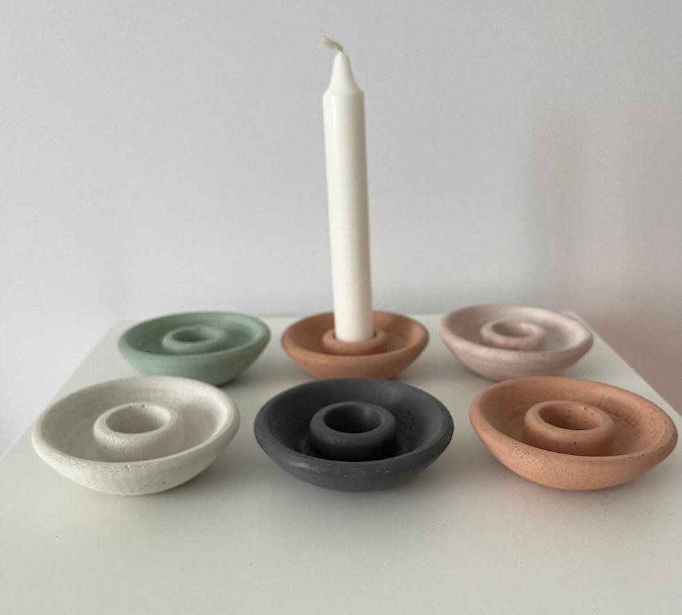 Miniature : Bougeoir ou support a Palo Santo