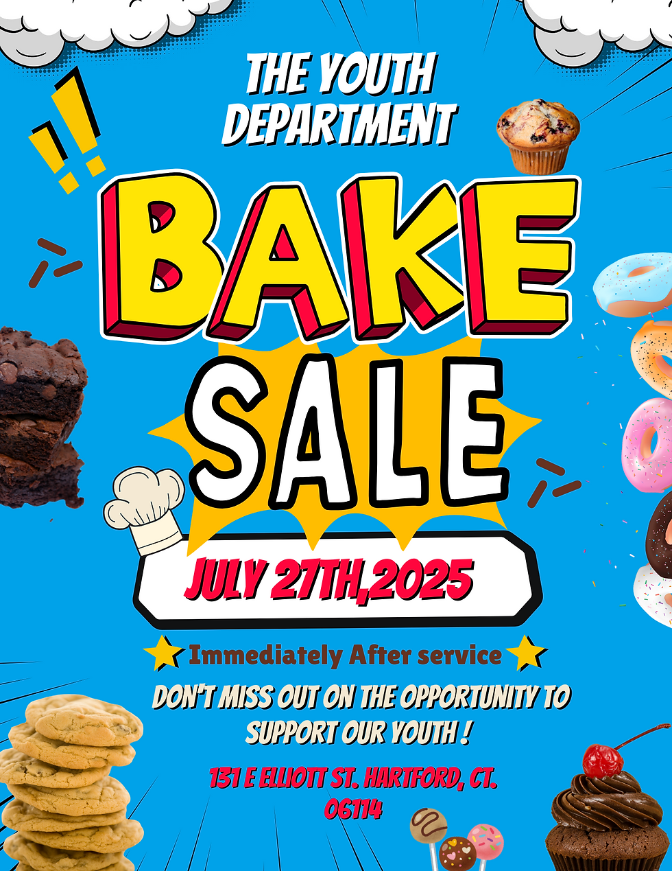Youth Department Bake Sale