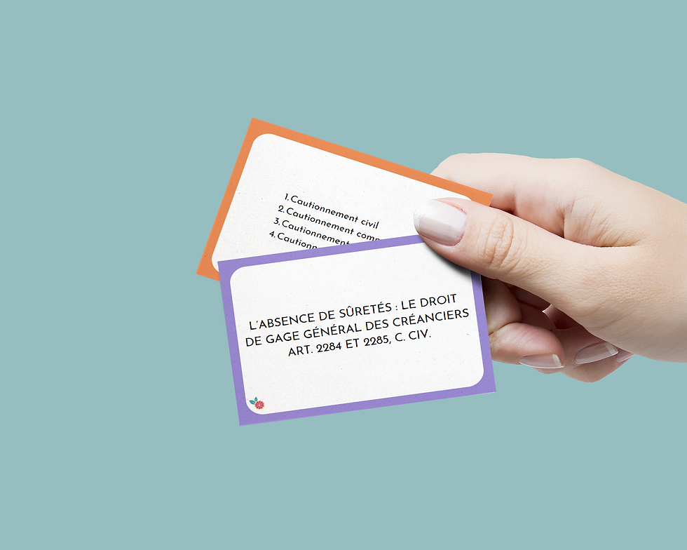 Miniature : flashcards droit des suretes pdf