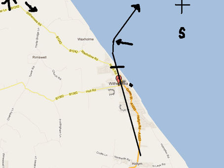 June/July 2007 - Withernsea - Glowing White UFO Sighting
