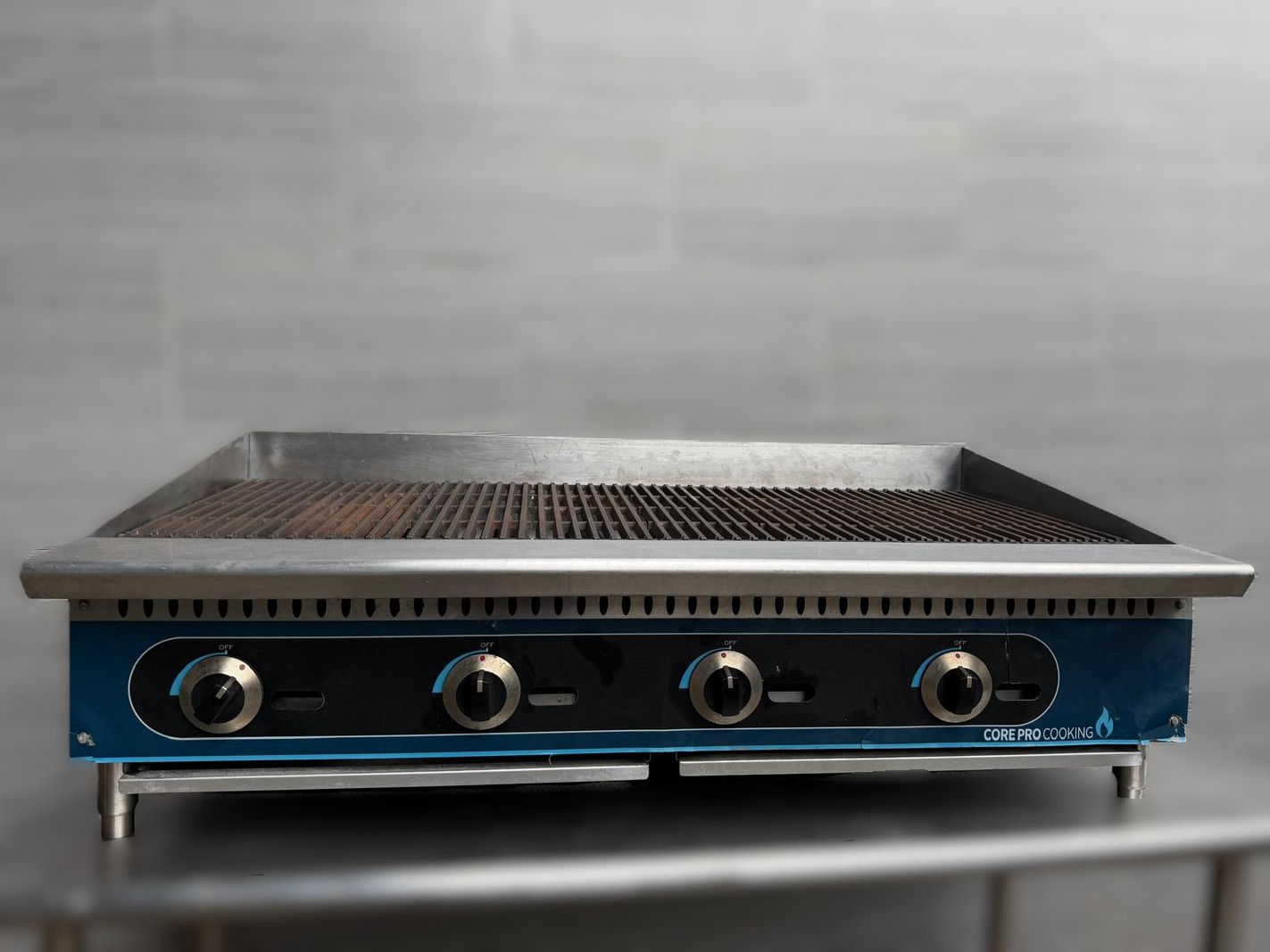 Core Pro Cooking 48" Commercial Gas Charbroiler 4 Burner Grill