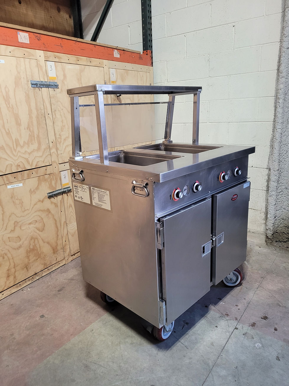 Thumbnail: FWE HLC-2W6-7H-14-DRN Hot Food Table