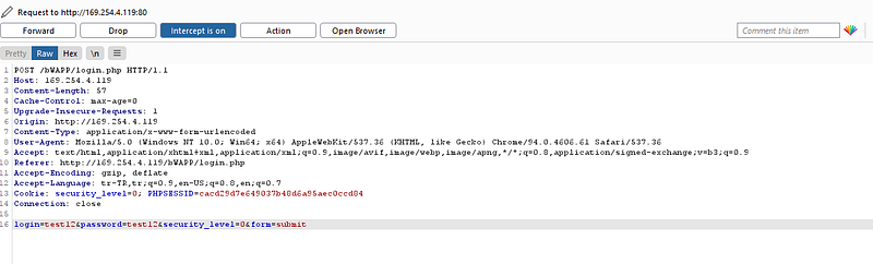Bwapp : Broken Auth & Session Mgmt Writeup