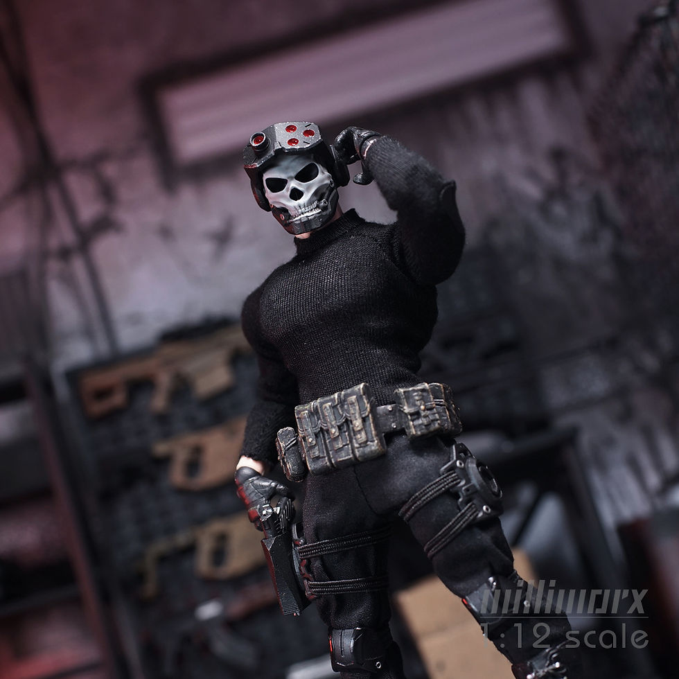 Thumbnail: 1:12 Cyber-Skull Agent Headsculpt