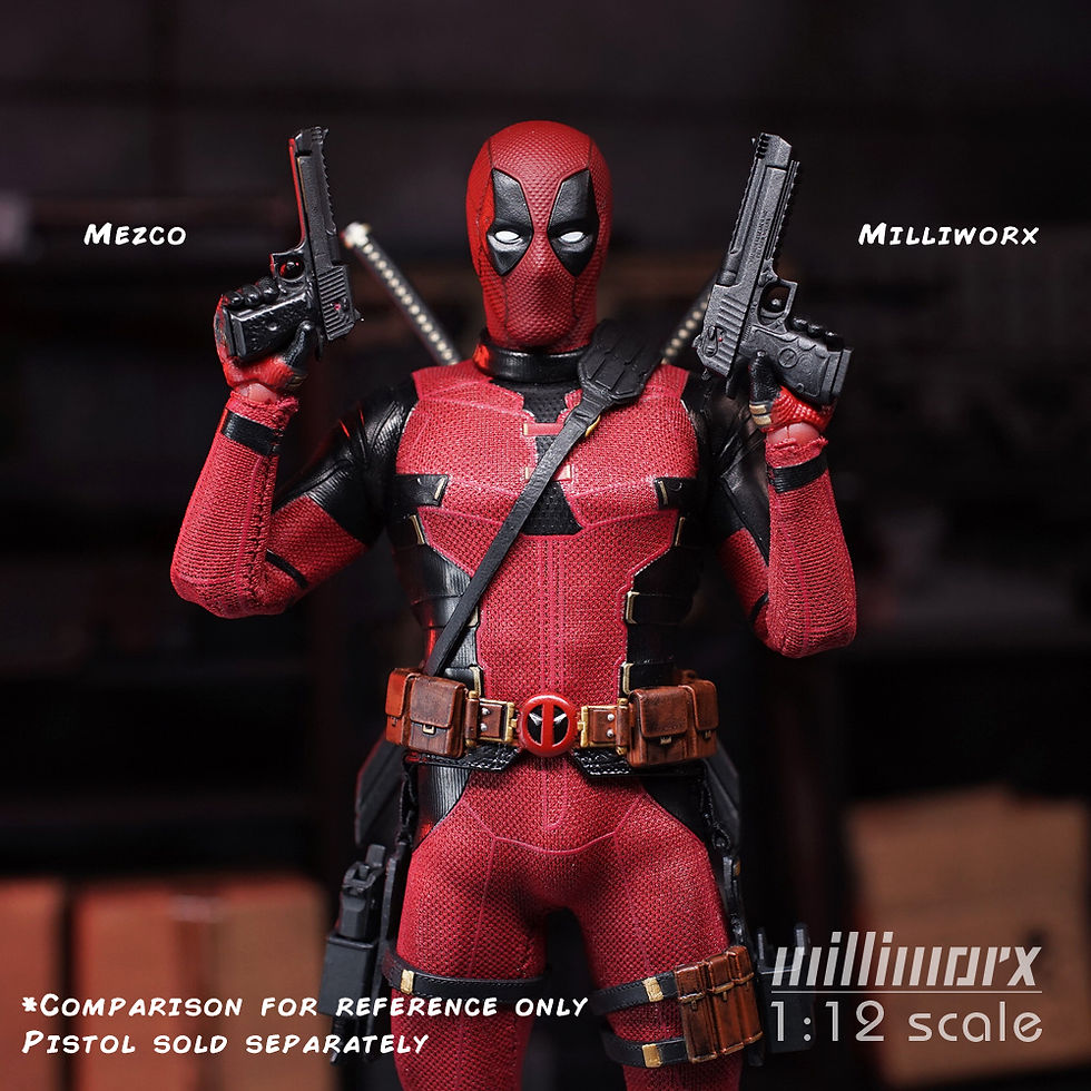 Thumbnail: 1:12 Mezco Deadpool Holster Replacement