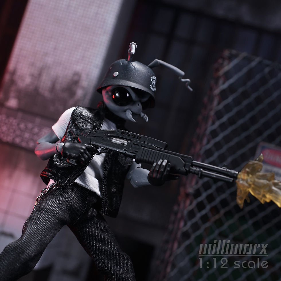 Thumbnail: 1:12 SPAS-12 Shotgun Folded Stock (DX)