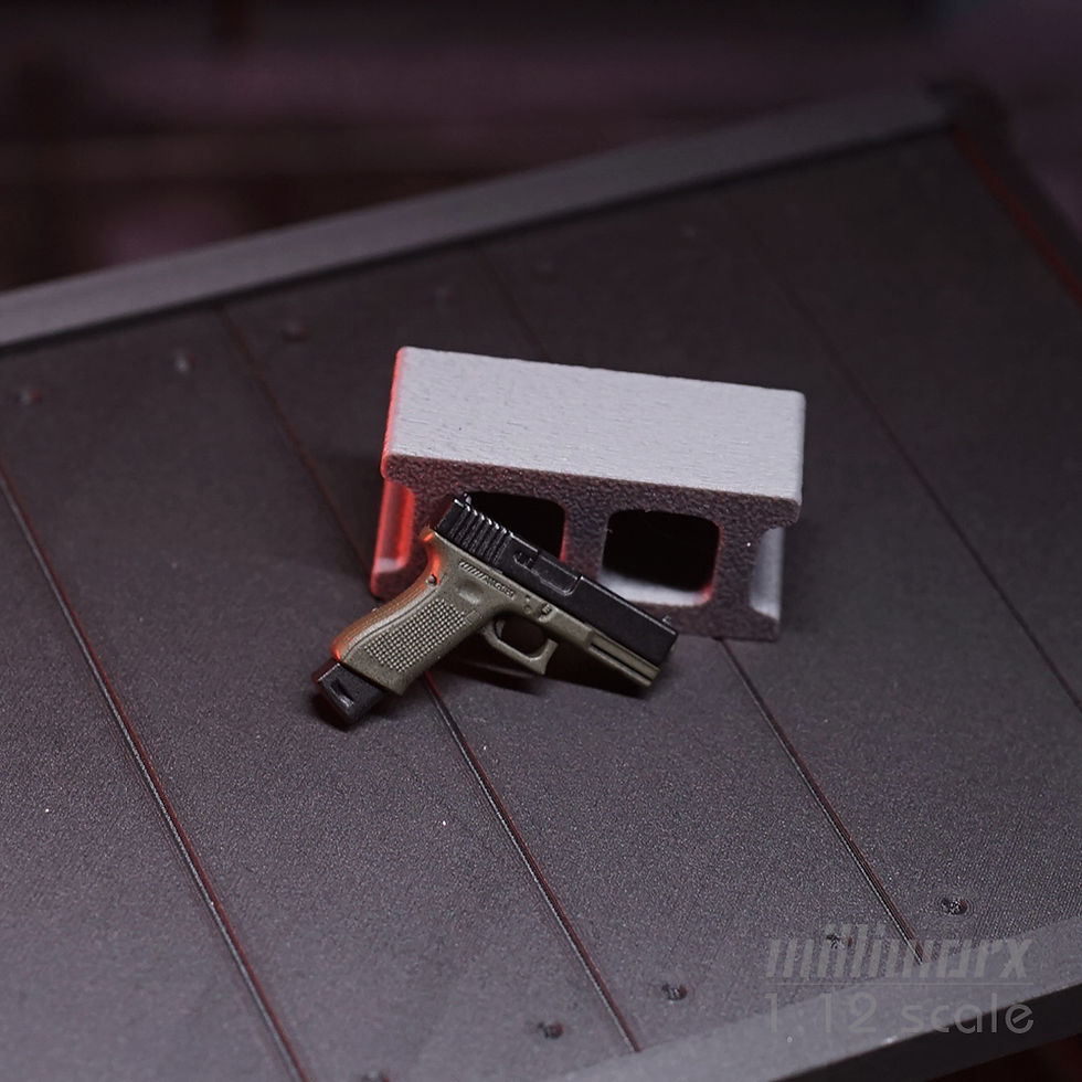 Thumbnail: 1:12 Glock 17 (DX) Tan / ODG