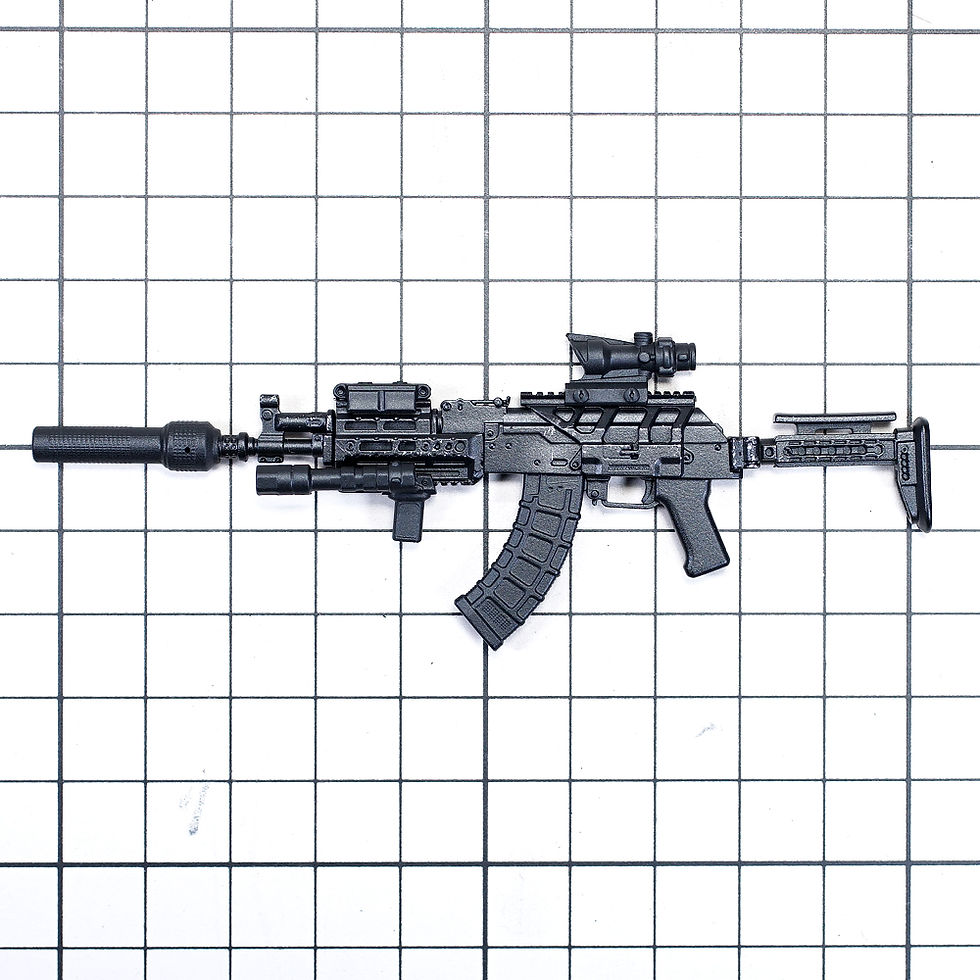 Thumbnail: 1:12 Alpha 6" AK-47 w/Master Mount (DX)