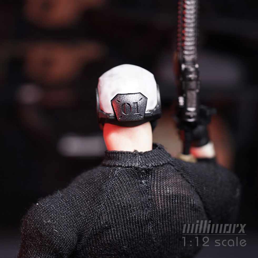 Thumbnail: 1:12 Cyber-Skull Agent Headsculpt