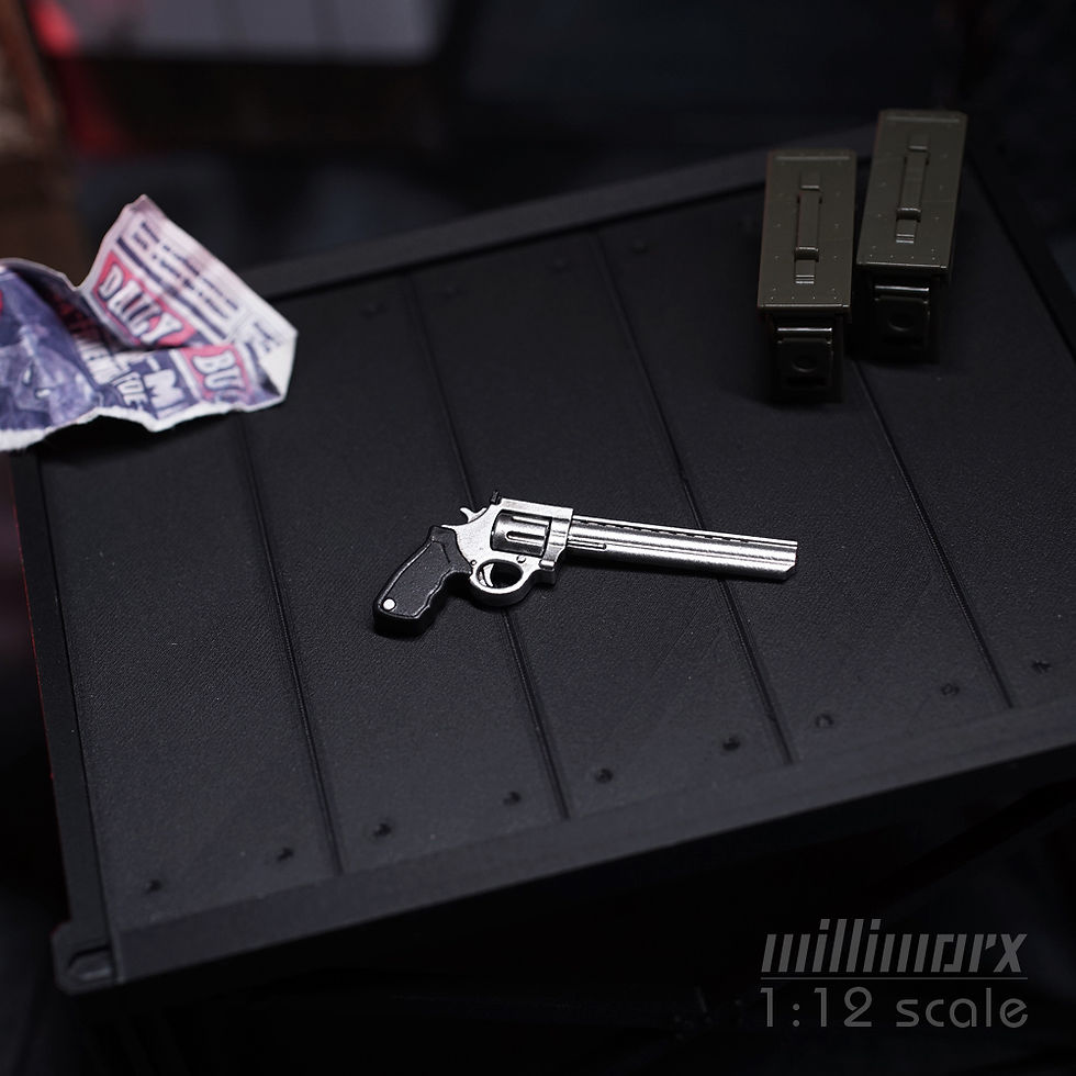 Thumbnail: 1:12 PX Punisher Revolver clone - long (DX)