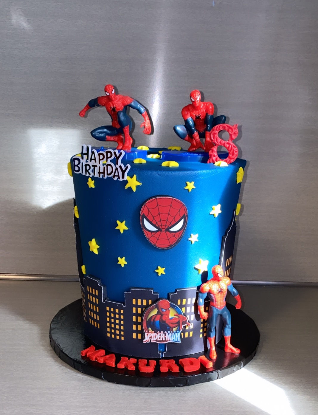 SpiderMan Cake