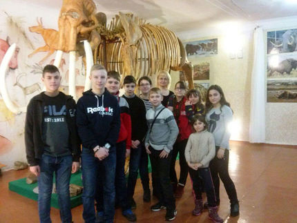 Учні 8-А класу відвідали музей палеонтології
