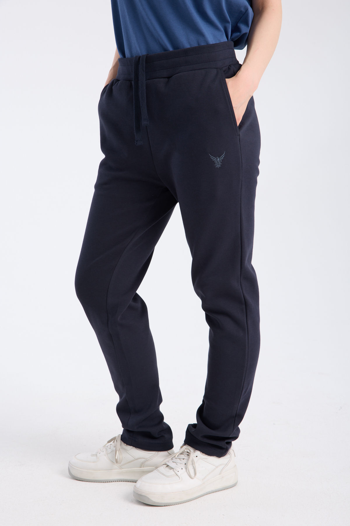 Kadın Regular Fit Knitting Pantolon Lacivert