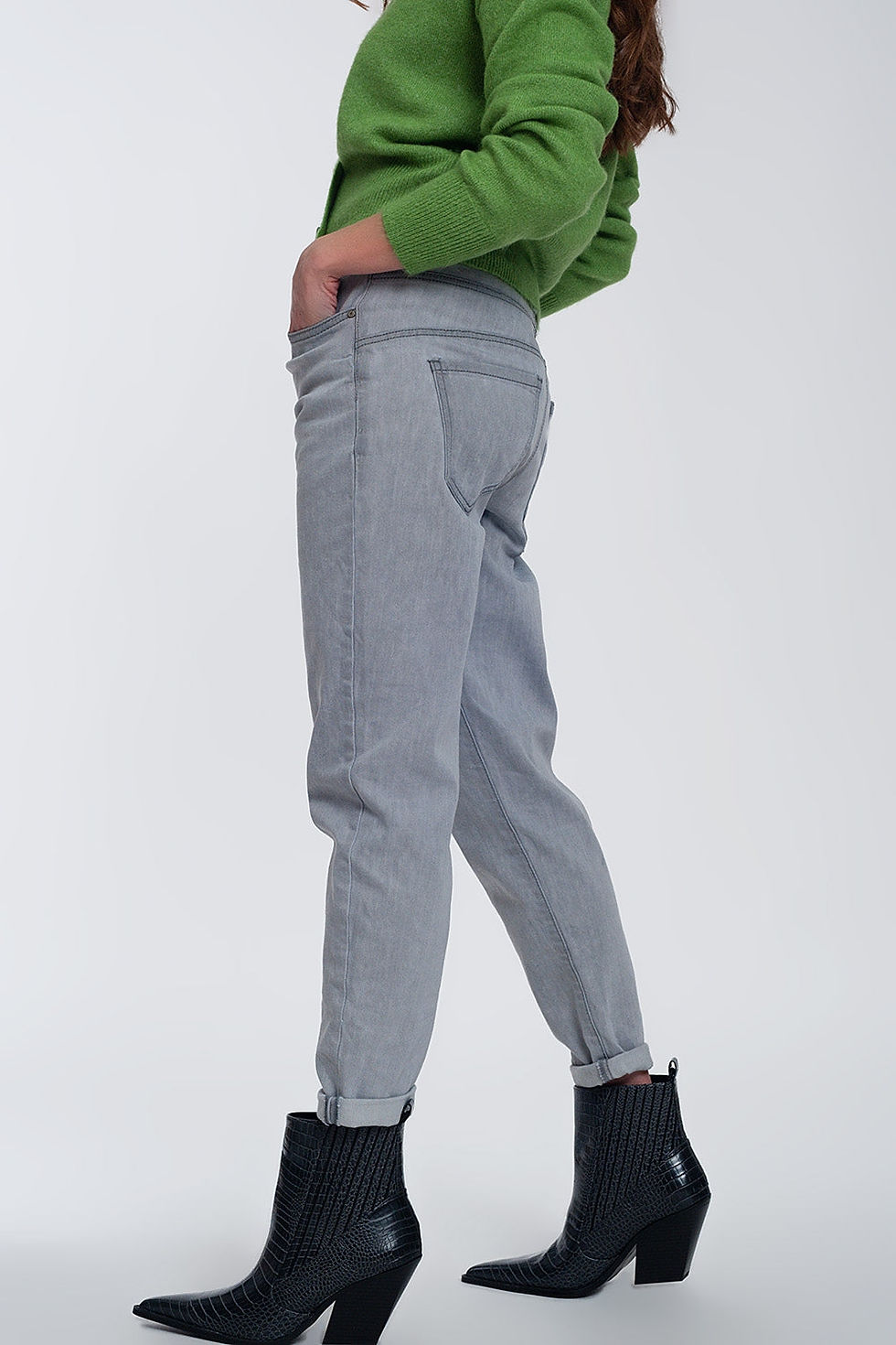 Thumbnail: Lightweight Jogger Jeans in Grey